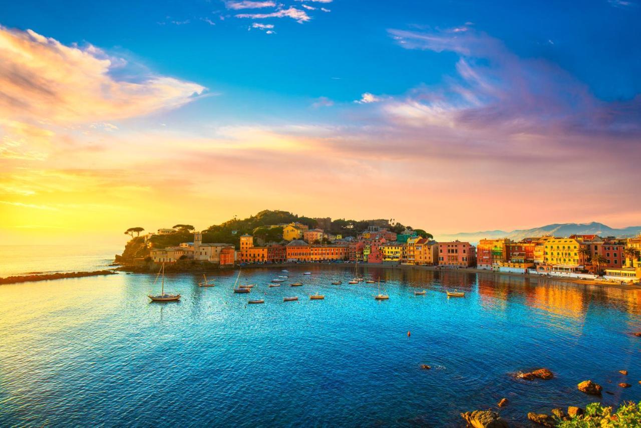 20 21 - Case Levante-Ponente con Terrazzo - CENTRO città, Carruggio e Mare BAIA DEL SILENZIO a 500 m Sestri Levante Exterior foto